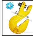 G80 clevis grab hook with wings and cotter pin